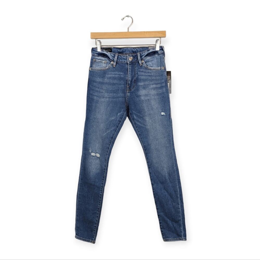 True Religion Jennie Curvy Jeans 26 Medium Wash High Rise Skinny NWT